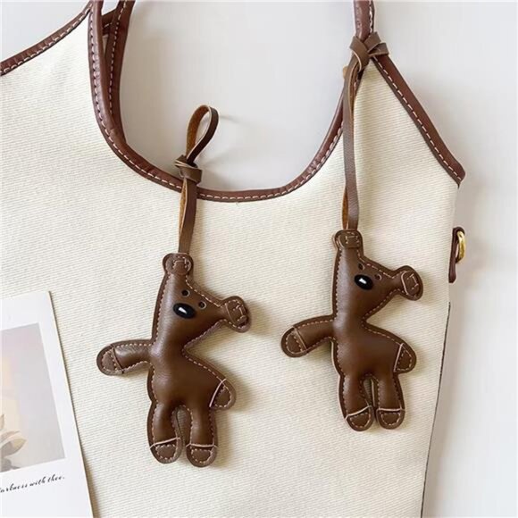 Teddy Bears Key Charms Cute Bear Charm for Purse Handbags Bag Accessories Cars - Picture 8 of 9